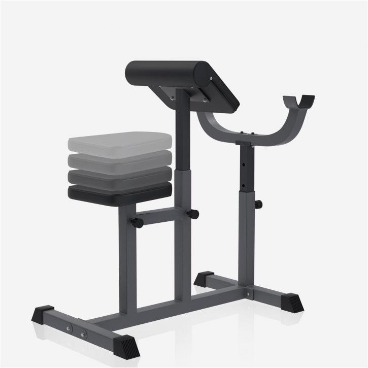 Banco de Musculación con Curl Predicador E-Series - Gorilla Sports ES