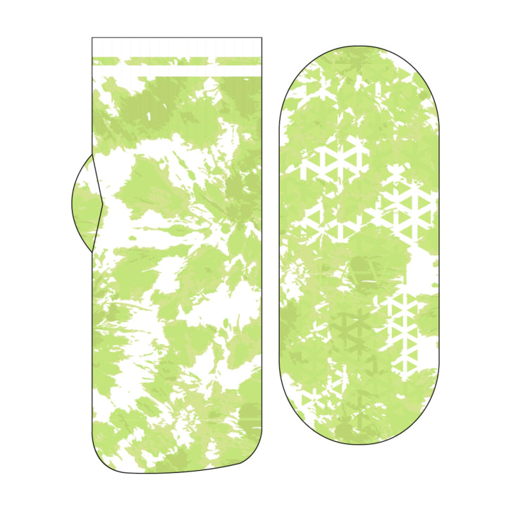 Calcetines Grip Aria Lime Tie Dye - Gorilla Sports ES