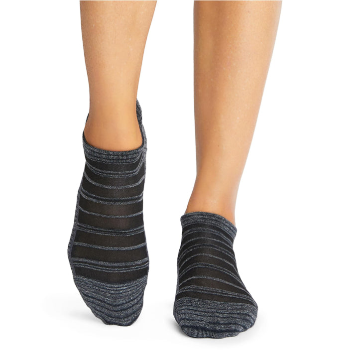 Calcetines Grip Savvy Breeze Chrcol Melange - Gorilla Sports ES