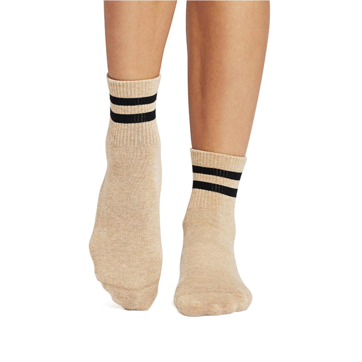 Calcetines Grip Aria Camel Stripe - Gorilla Sports ES