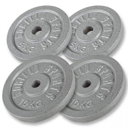 Set Banco con Curl Predicador y Barra de Curl con Discos de Hierro Fundido - Gorilla Sports ES