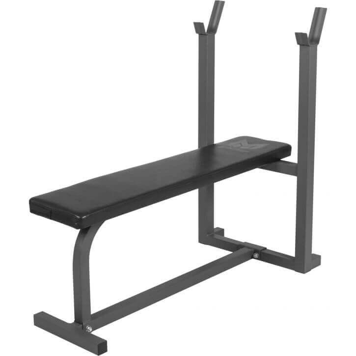 Banco Plano de Musculación con Soporte para Barra E-Series - Gorilla Sports ES
