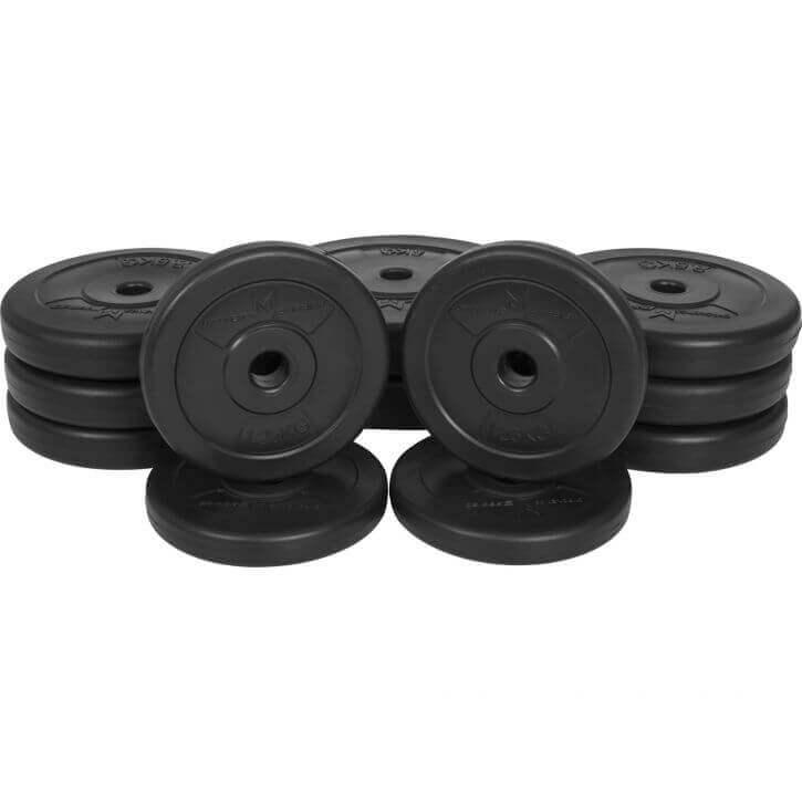 Set de Discos de Pesas 25 mm E-Series - 30 kg - Gorilla Sports ES