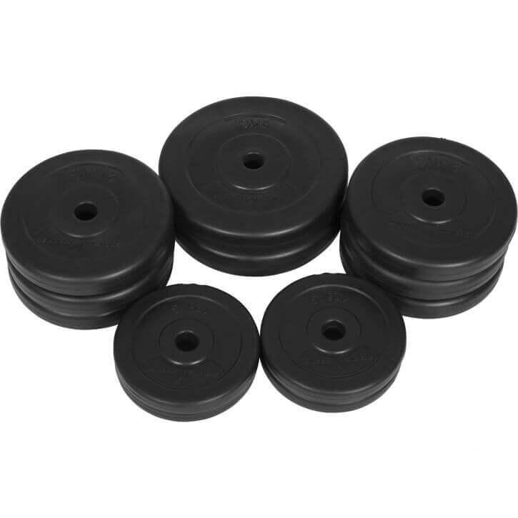 Set de Discos de Pesas 25 mm E-Series - 30 kg - Gorilla Sports ES