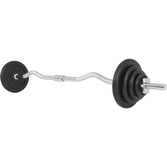 Set de Barra Desmontable y Discos de Hierro Fundido E-Series - 23,5 kg - Gorilla Sports ES