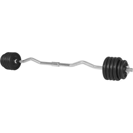 Set de Barra Desmontable y Discos de Hierro Fundido E-Series - 30 kg - Gorilla Sports ES