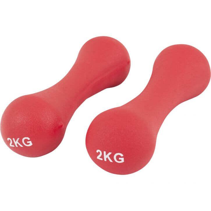 Set de Mancuernas Ergonómicas con Soporte - Gorilla Sports ES
