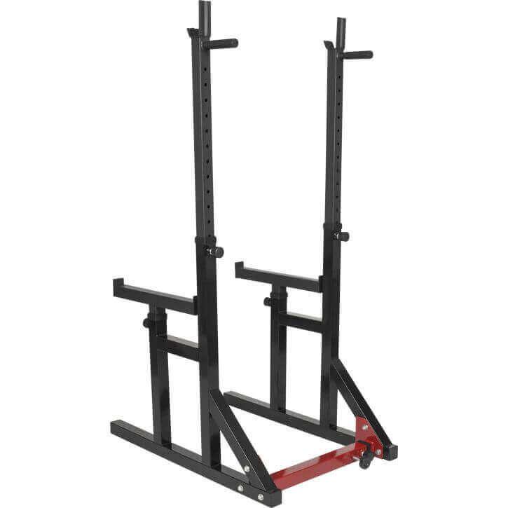 Soporte para Sentadillas + Set de Discos de Pesas Olímpicos de Goma - 170 kg - Gorilla Sports ES