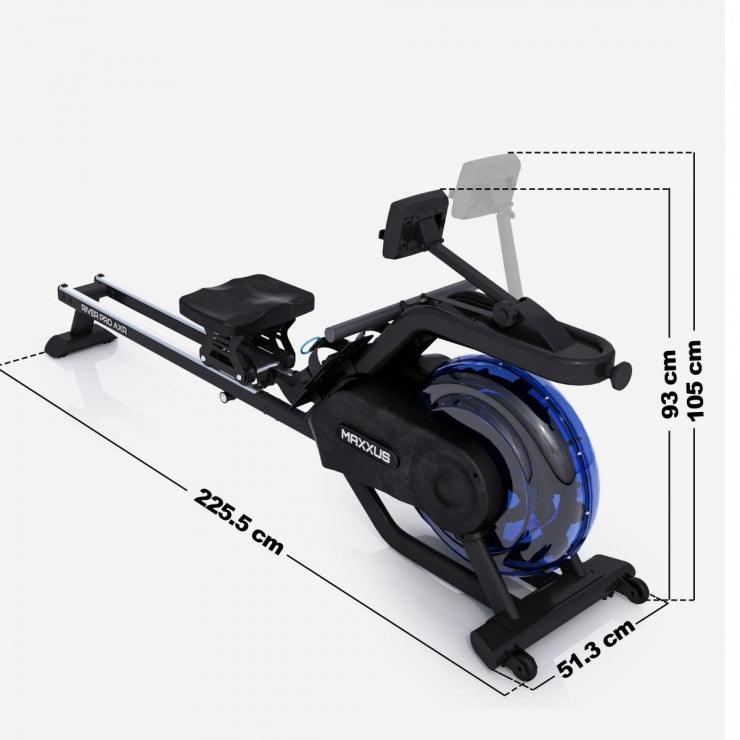Máquina de Remo de Agua River AXR PRO - Gorilla Sports ES