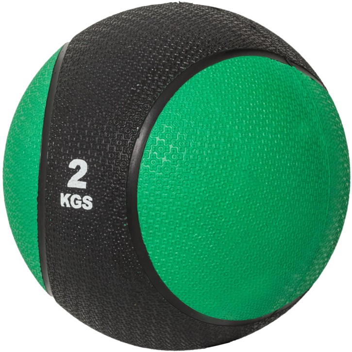Balón medicinal 2 kg en verde-negro