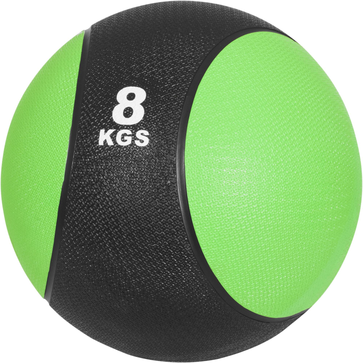 Balón medicinal 8 kg en verde claro-negro