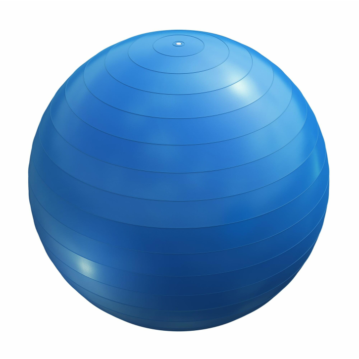 Pelota de gimnasia pelota fitness azul 55 cm