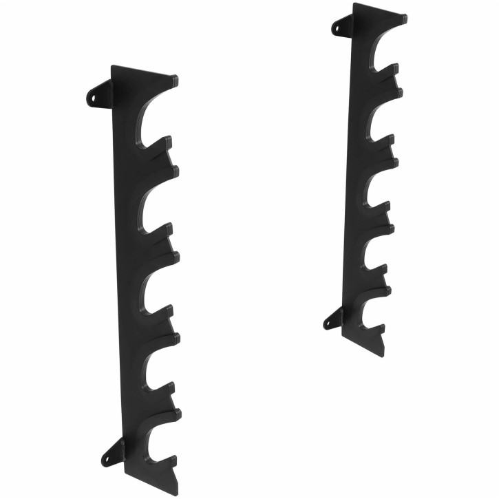 Rack de barras de pesas para montaje en la pared