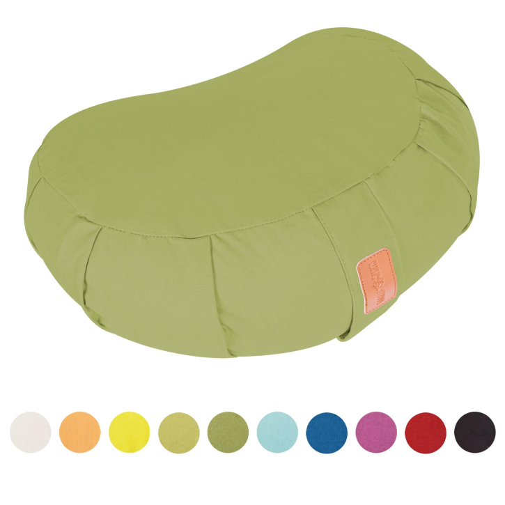 Yoga crescent pillow in different colors
