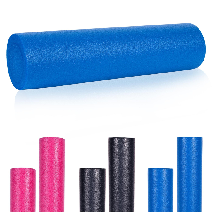 Rodillo de Pilates en azul de 60 x 15 cm